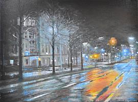 Baslerstr., 2019, OIl auf Leinwand, 30 x 40 cm 